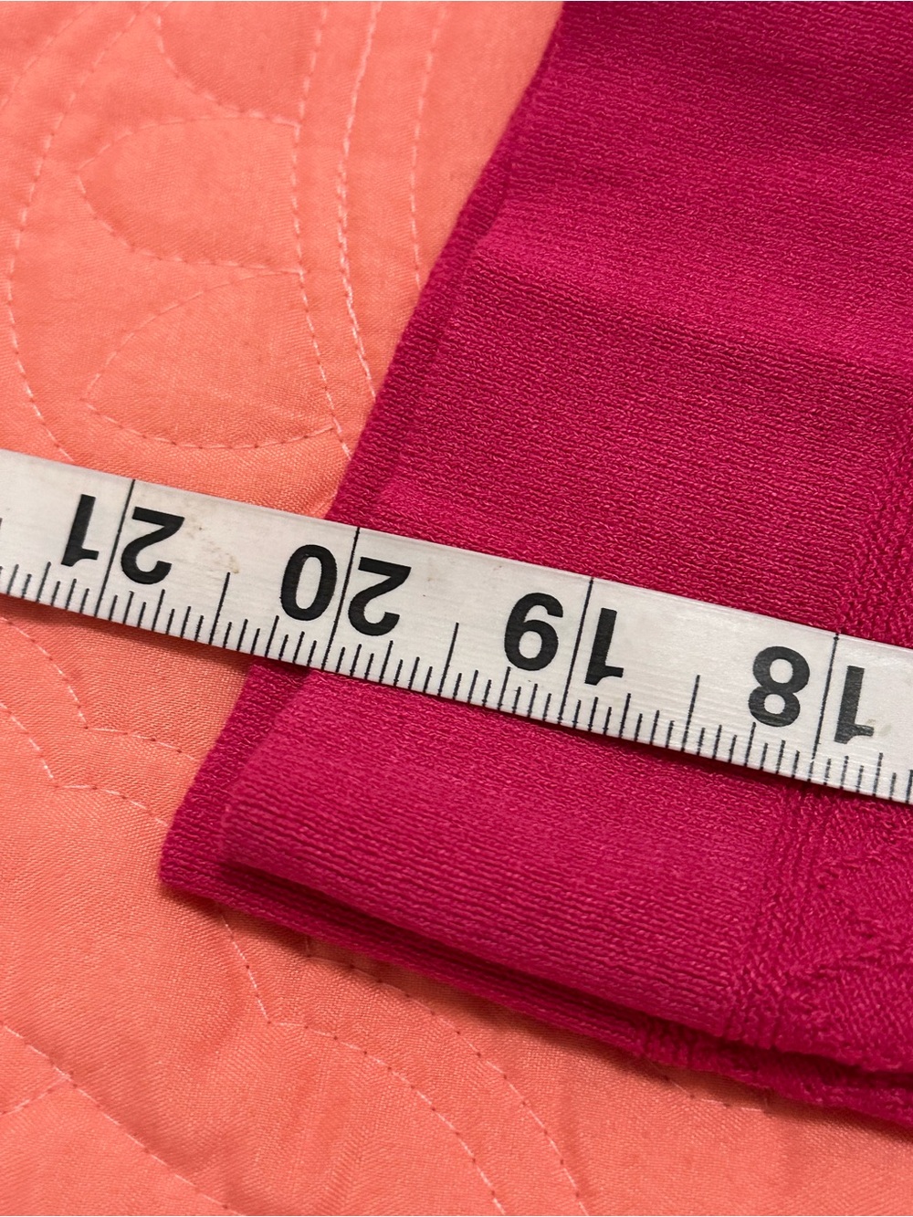 Bright Pink Textured Open Front Short Cardigan Sweater – Women’s - Picture 7 of 7